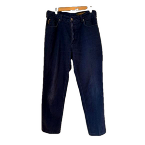 Vintage Timberland Dark Blue 100% Cotton Button Fly “Weathergear” Pants. 31 x 28